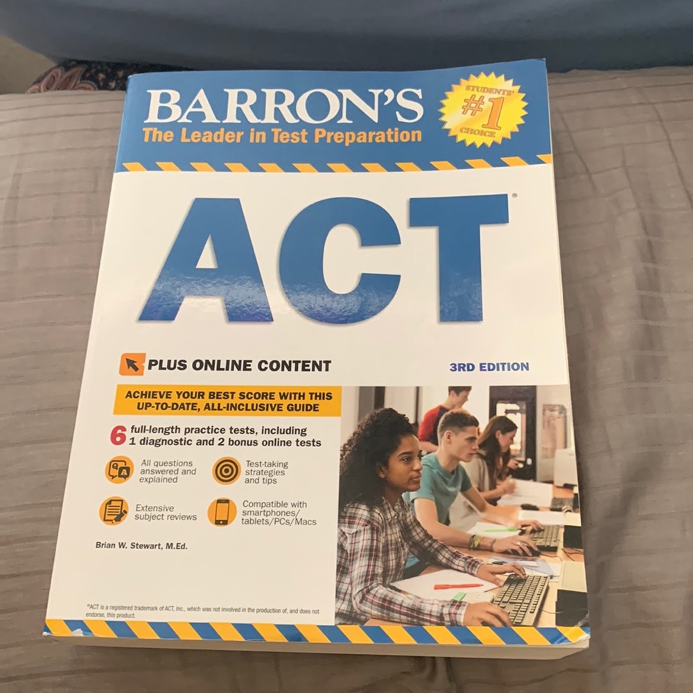 Barton’s ACT prep book